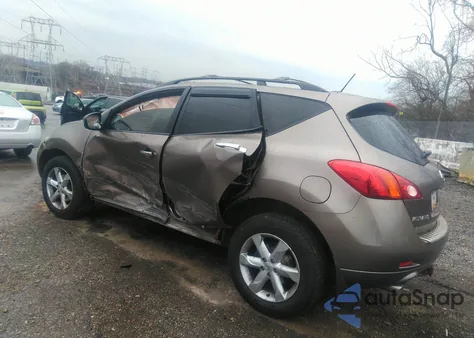 2009 Nissan Murano Sl из США, поврежденный, VIN JN8AZ18W49W118561